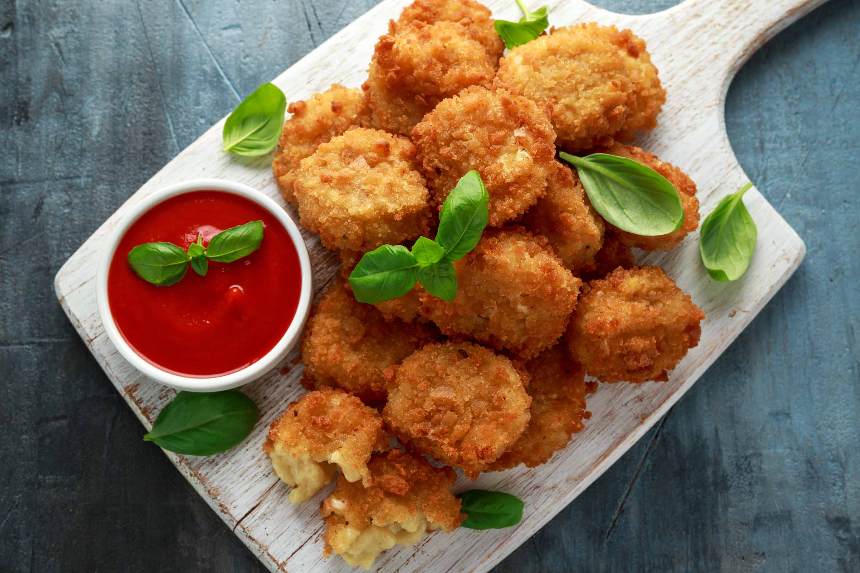 crunchy pasta bites