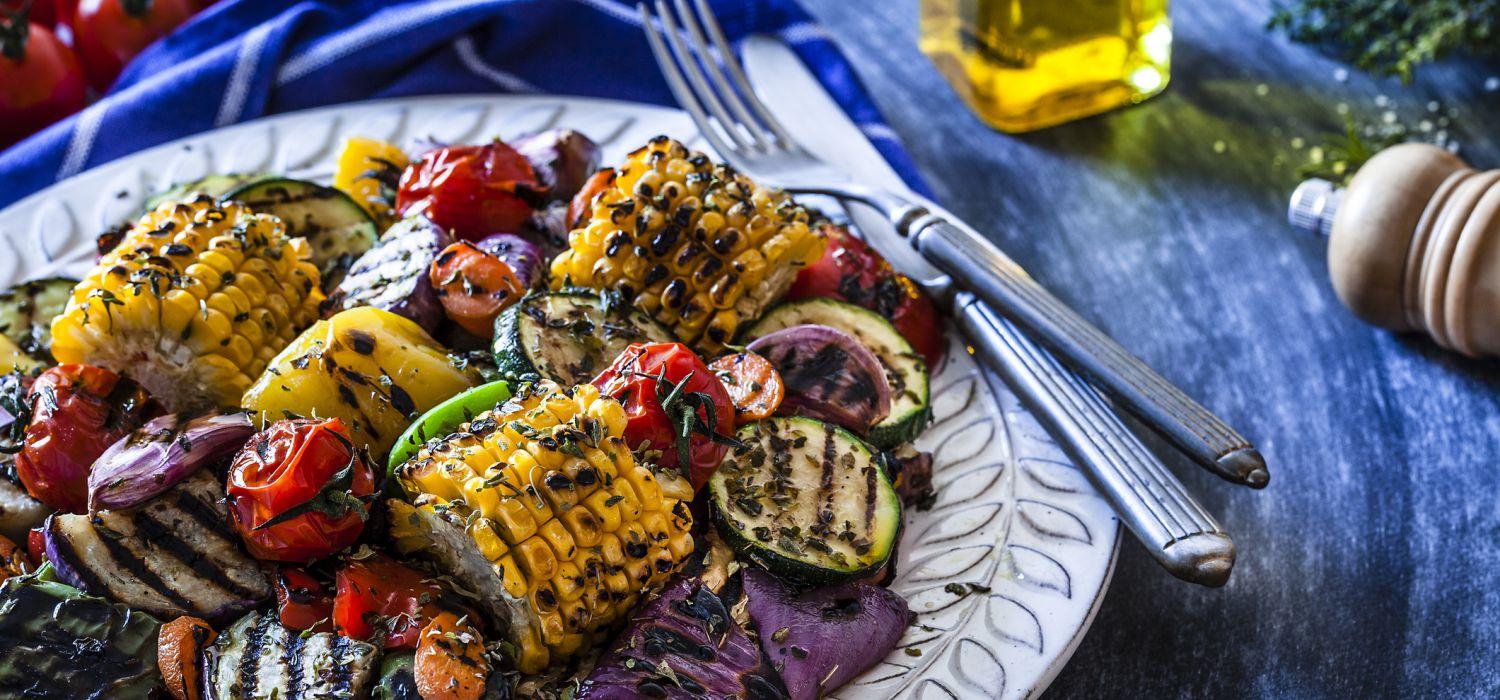 bbq cooked veggies