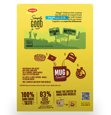 MAGGI Beef Flavour Mug Noodles - BOP