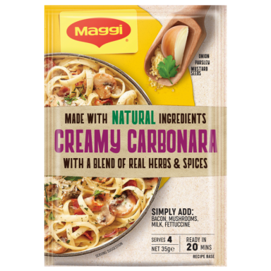 Creamy Carbonara Recipe Base FOP
