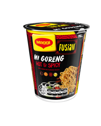 MAGGI FUSIAN Noodles Mi Goreng Hot Spicy Flavour Cup MAGGI