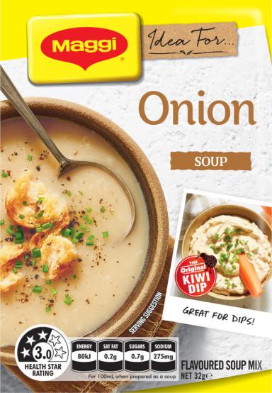 MAGGI Onion Flavoured Soup Mix - Front of Pack