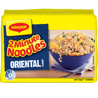 Maggi 2 Minute Noodles Oriental - FOP