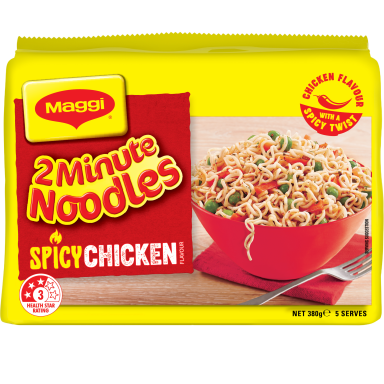 MAGGI 2 minute noodles Spicy Chicken FOP