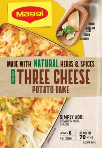 MAGGI Three Cheese Potato Bake Side Dish Serves 4