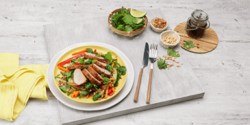 Japanese Style Air Fryer Pork Fillet Salad