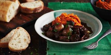 Slow Cooked Beef Bourguignon