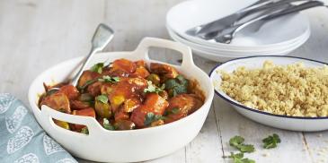 Chicken Tagine with Dates and Green Olives