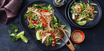 Spicy Chicken Noodle Salad