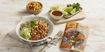 Lentil & Chickpea Burrito Bowls